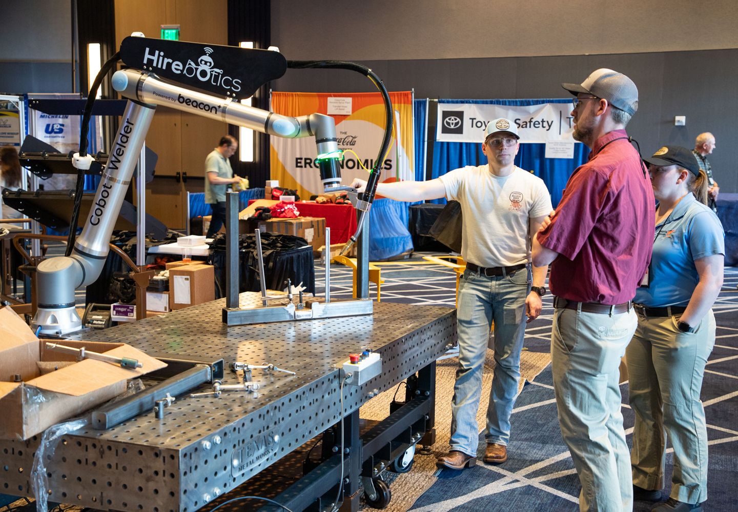 Applied Ergo exhibits include products, services