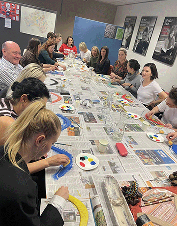 Boomerang Painting Indigenous Art Workshops