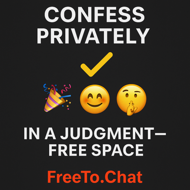 Confess Privately in a Judgment-Free Environment
