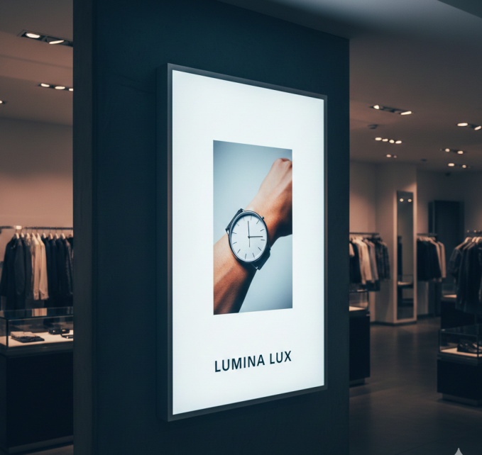 Led Panel Backlight Shop Advertising